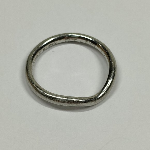 Tiffany and Co. Ring Curved band Peretti Platinum - Picture 5 of 8